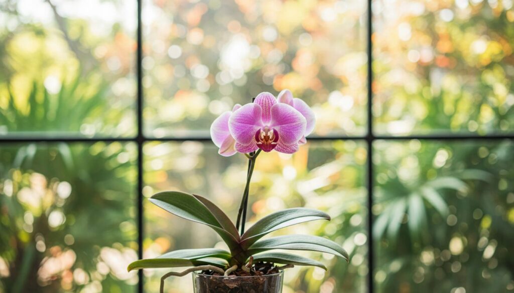 Como criar fundo desfocado profissional para destacar uma Orquídea Phalaenopsis na IA