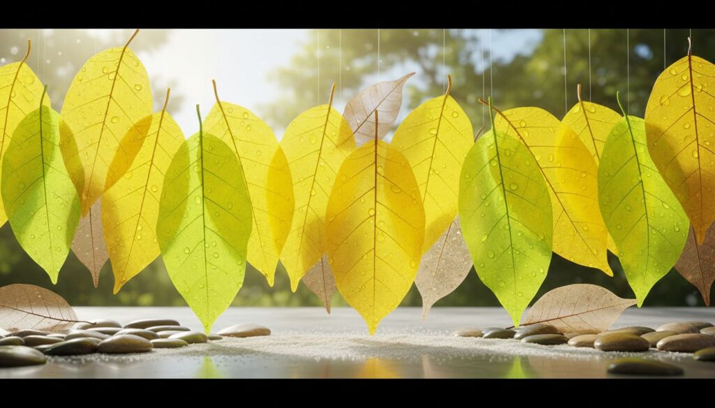 Como recriar folhas translúcidas do Ipê amarelo (Handroanthus albus)