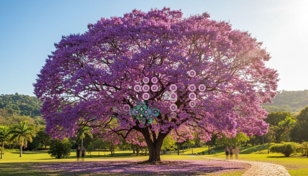 O padrão artificial na copa do Ipê roxo (Handroanthus impetiginosus) que denuncia IA