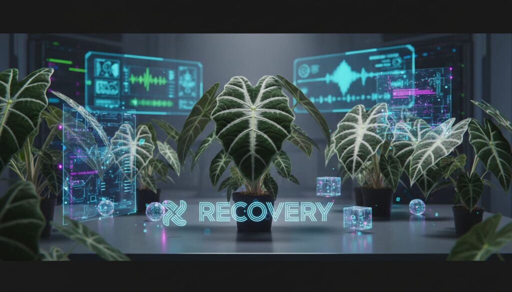 Por que a Alocasia frydek perde textura de veludo em prompts e como recuperar esse efeito