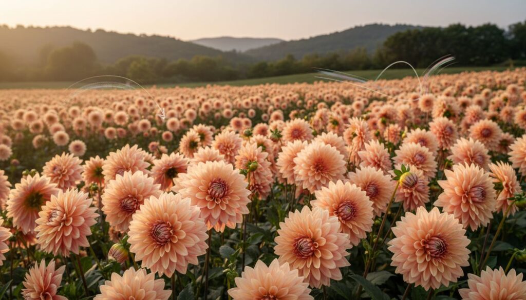 Técnica de prompt para realçar o degradê natural da Dahlia Café au Lait