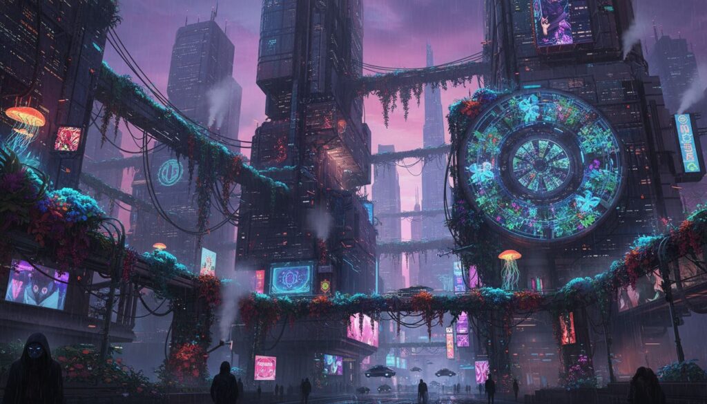 15 prompts de vegetação cyberpunk que quase ninguém usa