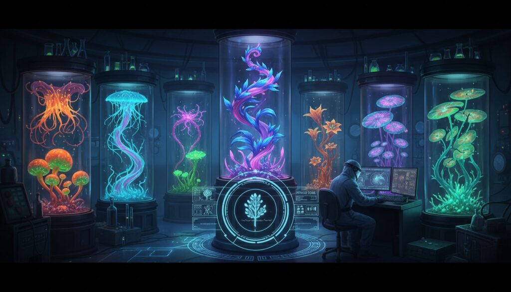 7 prompts secretos para criar plantas alienígenas hiper-realistas com IA