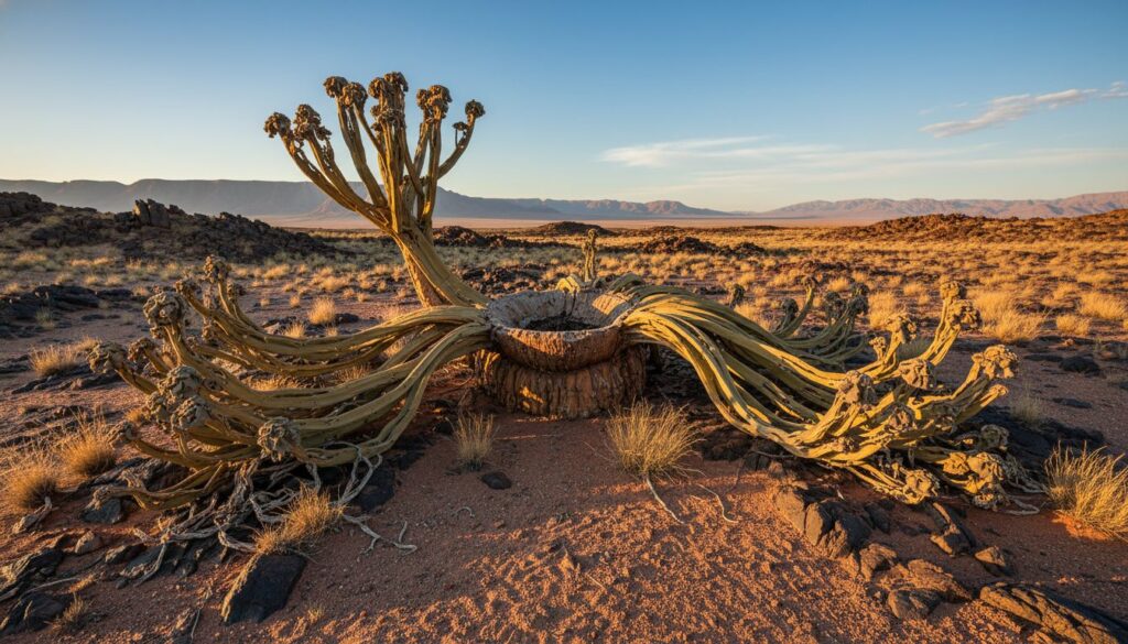 A planta “Welwitschia mirabilis” da Namíbia que pode viver mais de 1.000 anos