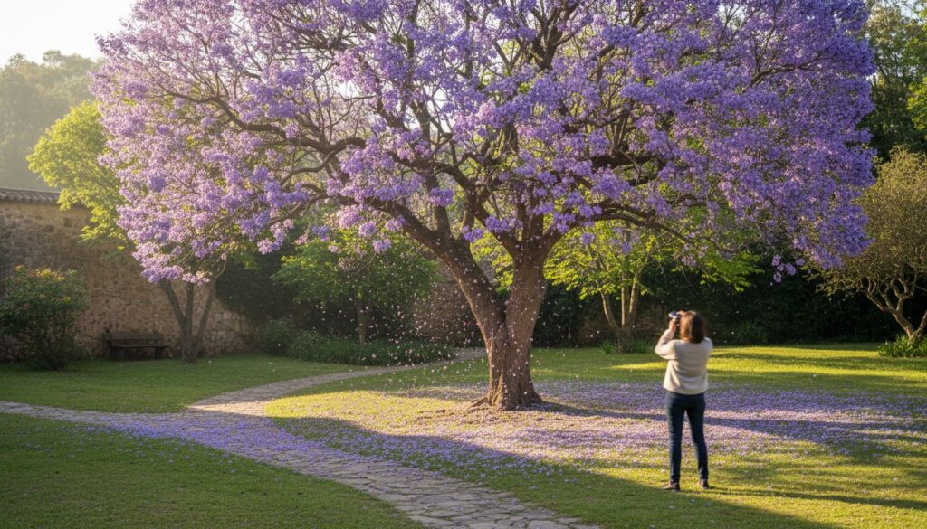 Como capturar a leveza da Jacarandá sem perder naturalidade