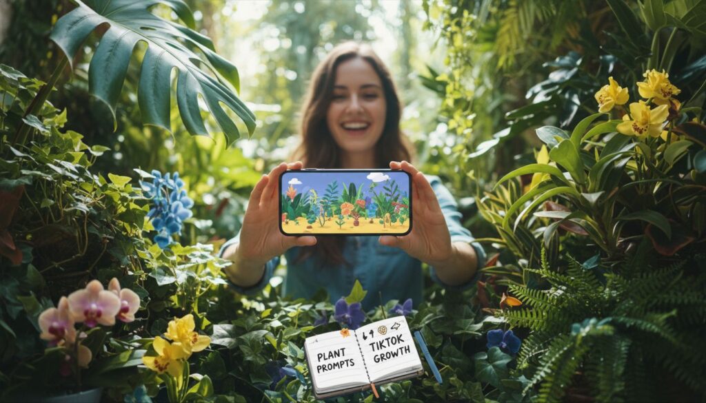Como fazer prompts de vegetação para vídeos virais no TikTok