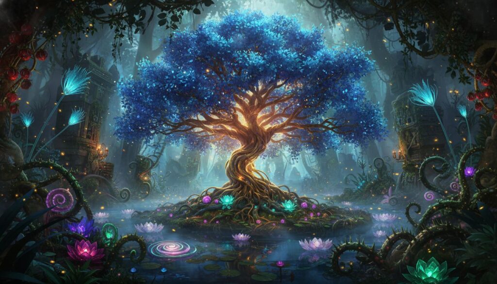 Como gerar plantas místicas indianas com detalhes ultra realistas