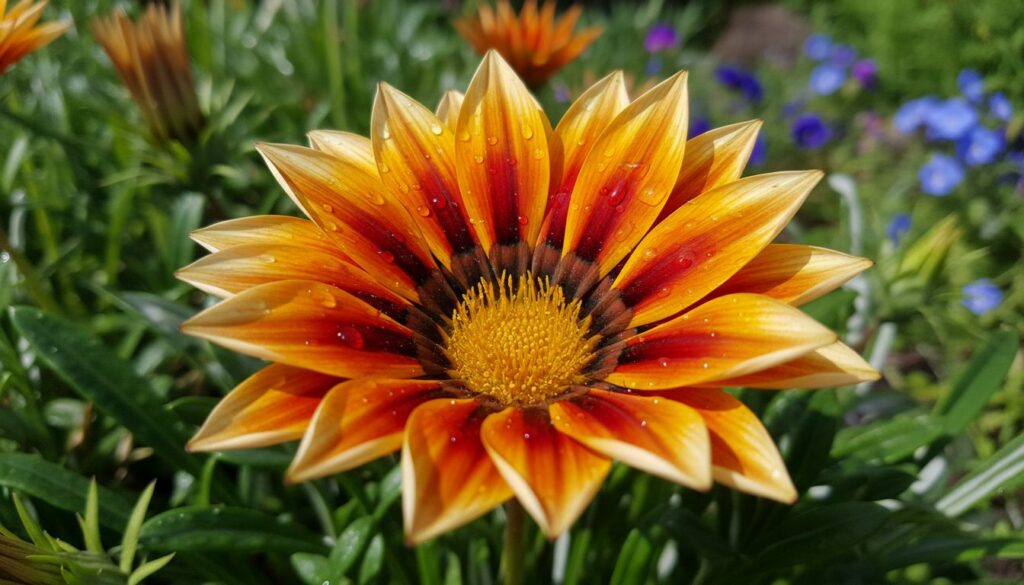O equilíbrio de cores na Gazania que define o realismo
