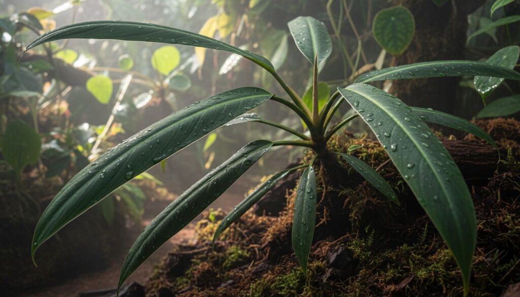 O segredo por trás das folhas alongadas da Philodendron spiritus-sancti