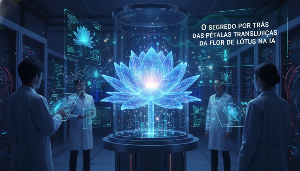 O segredo por trás das pétalas translúcidas da Flor de Lótus na IA