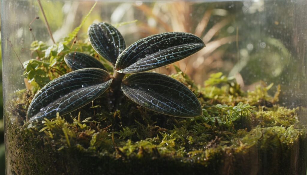 O segredo por trás do brilho natural da Macodes petola em imagens geradas
