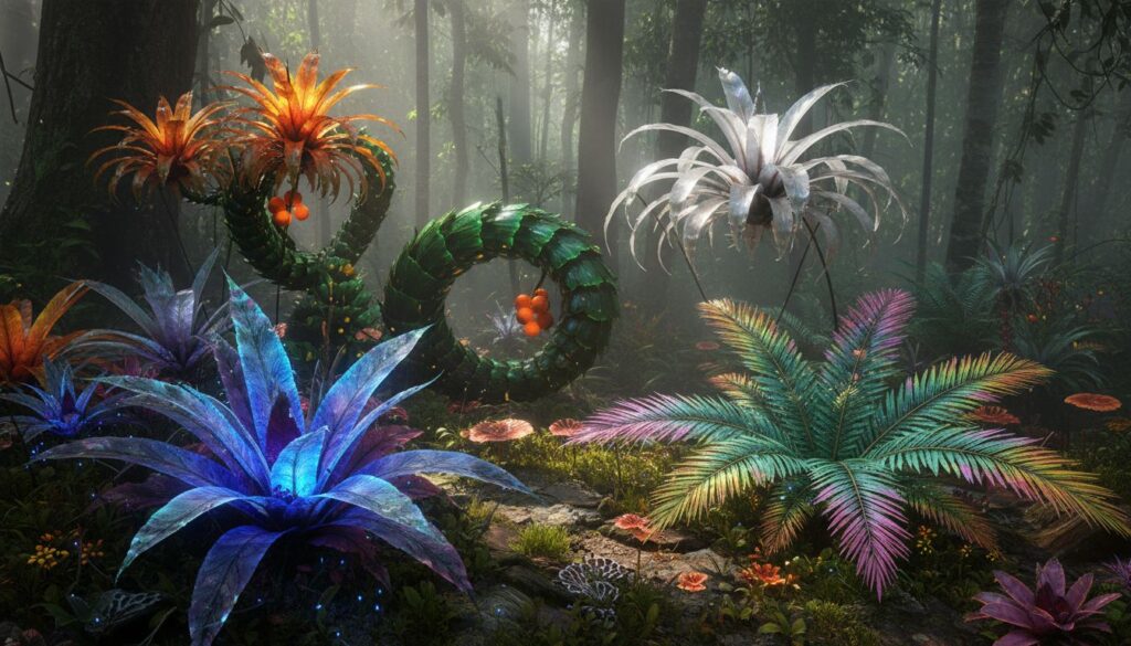Prompts de plantas brasileiras raras que parecem render 3D real
